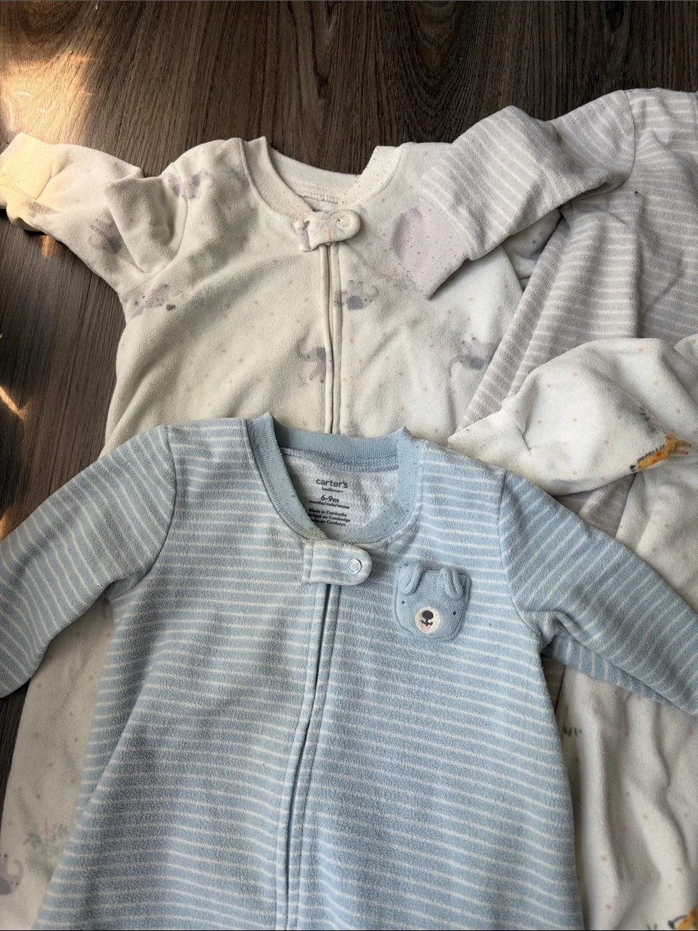 Bundle of Carters Sleep sacks 6-9 months